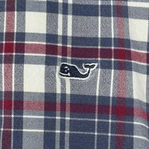 Vineyard Vines Men’s Classic Fit Whale Shirt L Plaid Button Down Long Sleeve - Picture 5 of 11